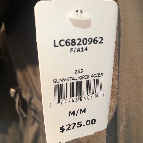 NWT Liz Claiborne Winter Coat Gunmetal Grey - Picture 16 of 16